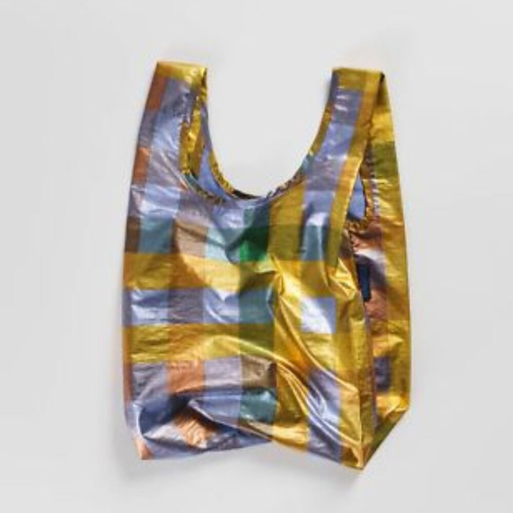 NWT Baby Baggu - Madras Metallic